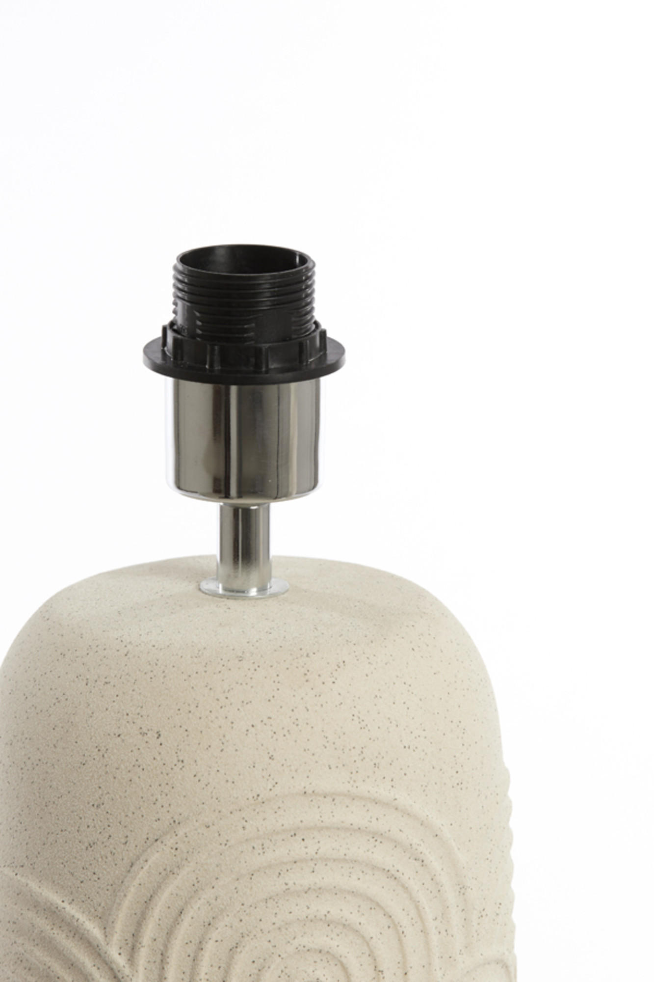 LAMPENFUSS Diego Weiß Ø15,5/51 cm - Weiß, Keramik (15.5/15.5/51cm) - Light & Living