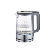 WASSERKOCHER ELEKTRISCH Silber 14.7/14.7/24.5 cm MR053GREY - Silberfarben, Metall (14.7/24.5/14.7cm) - Maestro 