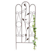 RANKHILFE Garten Metall 120 cm - Braun, Metall (50/120/1.5cm) - DanDiBo