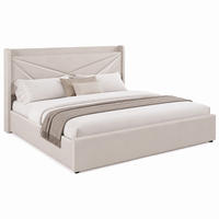 BETT mit Bettkasten und USB 140x200 cm Beige mit Matratze - Beige, Metall (140/200cm) - Meubliv