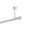 GARDINENSTANGEN-SET Sonette Estana 100 cm, 1-läufig, 20 mm Ø Weiß - Weiß, Metall (100cm) - INTERDECO