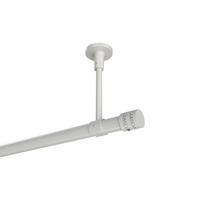 GARDINENSTANGE Sonette Estana 100 cm, 1-läufig, 20 mm Ø Weiß - Weiß, Metall (100cm) - INTERDECO