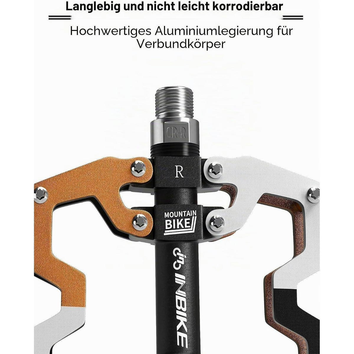 FAHRRADPEDALE Aluminiumlegierung Rot Silber Blau Gelb Gold Schwarz - Multicolor, Metall (10.5/1.5/11.5cm)