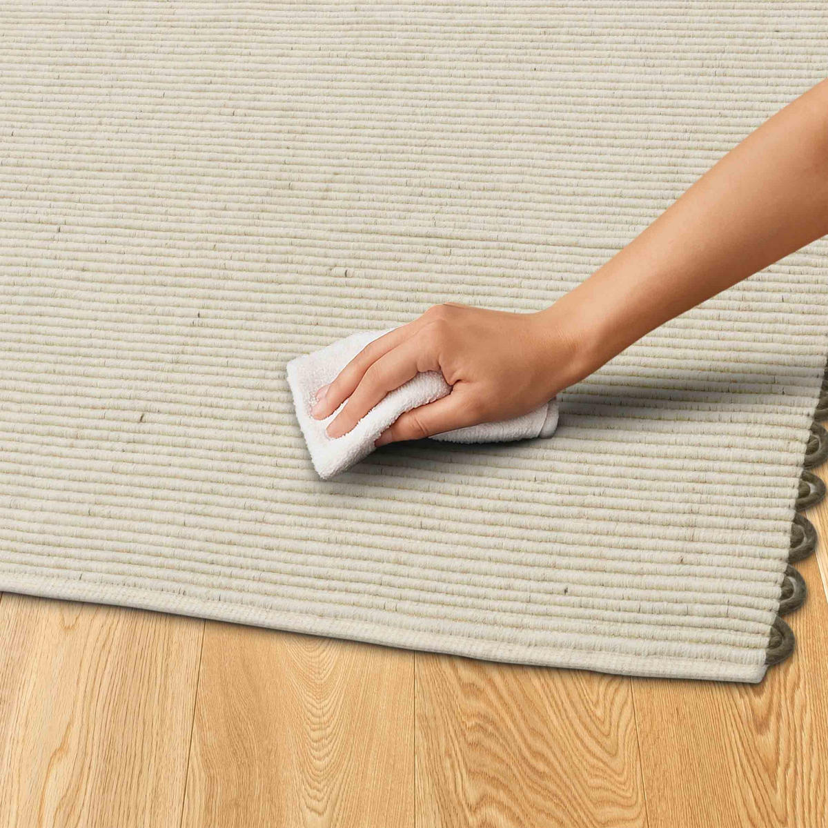 KOBEREC s krátkym vlasom OMIRA - krémová, textil (120/170cm) - Schöner Wohnen