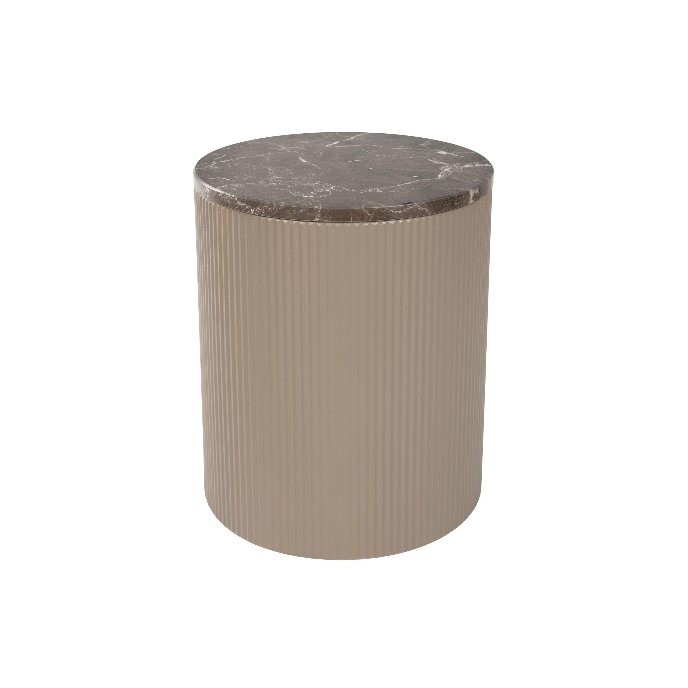 BEISTELLTISCH Anna Beige - Beige, Metall (35/35/42cm) - Housecraft Living
