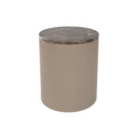 BEISTELLTISCH Anna Beige - Beige, Metall (35/35/42cm) - Housecraft Living
