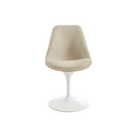 STUHL - 48 cm x 61.5 cm - Stoff - Beige, Weiß - XAFY - Beige/Weiß, Textil (48/79.5/61.5cm) - Vente-Unique