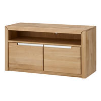 LOWBOARD Massivholz Ianka 114x60x46 TV-Unterteil Wildeiche Bianco geölt - Naturfarben, Holz (114/60/46cm) - 58aufmkessel