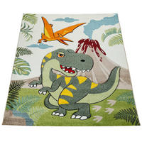 KINDERTEPPICH DIAMOND 636 GRÜN 160X230 - Grün, Kunststoff (160/230cm) - Paco Home