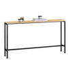KONSOLENTISCH Natur-Schwarz - Schwarz/Naturfarben, Holzwerkstoff/Metall (20/120/65cm) - SoBuy
