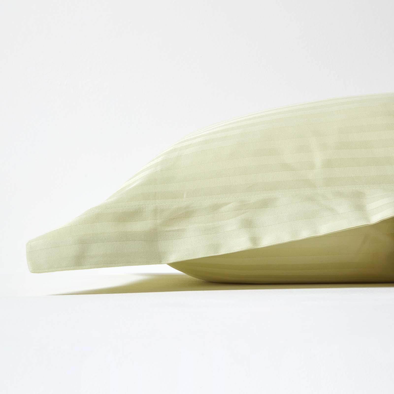 KISSENBEZUG Damast mit Stehsaum, Fadendichte 330 - Grün, Textil (48/74cm) - Homescapes