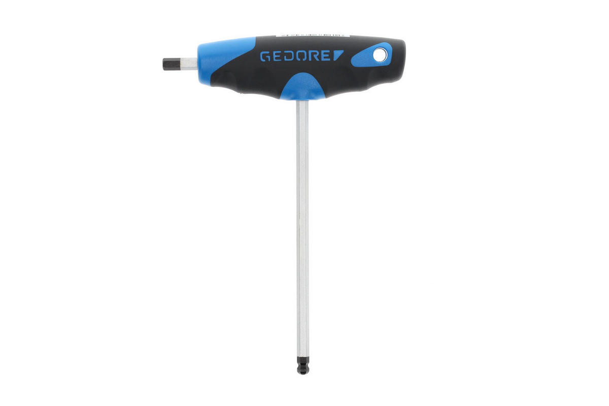 DT 2142 6 WINKELSCHRAUBENDREHER MIT 2K-T-GRIFF 6 MM - Multicolor, Kunststoff/Metall (13/18cm) - Gedore