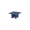 COUCHTISCH quadratisch Marineblau matt 80/80/50 cm - Dunkelblau, Holzwerkstoff (80/80/50cm) - designimpex