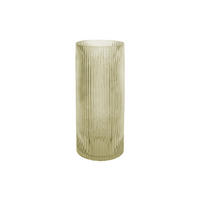 VASE Allure Straight 12/12/30 cm - Grün, Glas (12/30cm) - Present Time