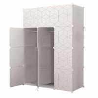 KLEIDERSCHRANK, weiß 110/147/47 cm - Weiß, Kunststoff (110/147/47cm) - Rexo