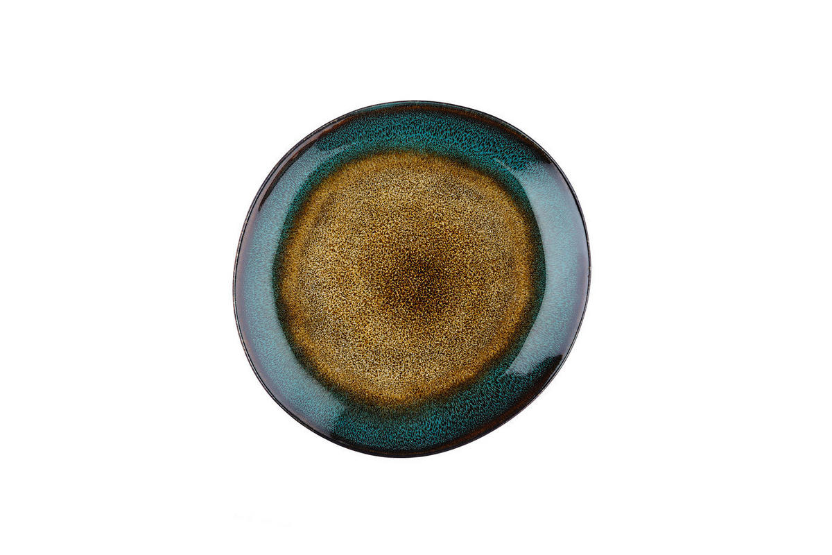 TELLER Island Ø20,5cm - 6er-Set - Land & sea - Braun, Keramik (20.5cm) - Björn