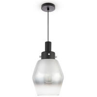 PENDELLEUCHTE Dora - Schwarz, Metall (14/14/25.4cm) - Paco Home