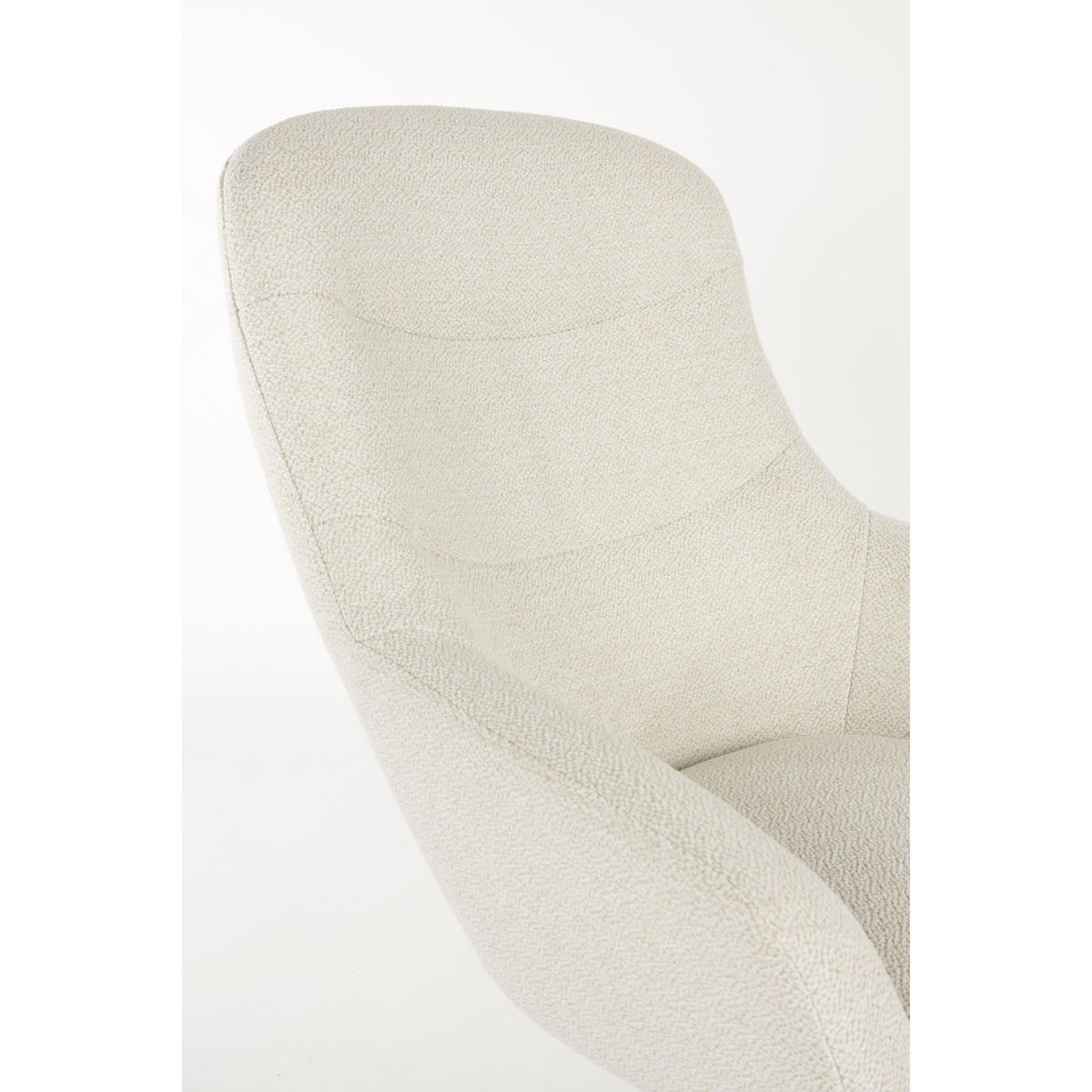 SESSEL Yuki Drehbar Off White - Weiß, Kunststoff (73/94.5/84.5cm) - Housecraft Living
