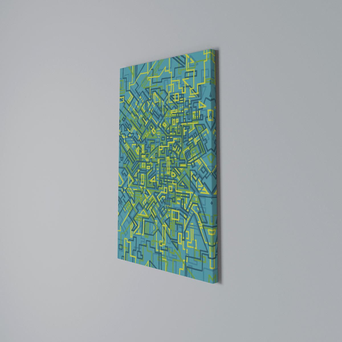 LEINWANDBILD Nostalgic Memories 40/60 cm - Blau, Textil (40/60cm) - SpaceRebels