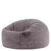 SITZSACK Kingston Kaninchenkunstfell - Grau, Textil (85/50/85cm) - icon
