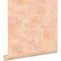 TAPETE mit malerischem Effekt 50 x 900 cm - Pink, Papier (50/900cm) - ESTAhome