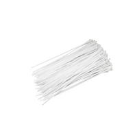 WEIHNACHTSKABELBINDER 100er-Set für Weihnachtsschmuck 2,5 × 200 mm weiß - Weiß, Kunststoff (0.25/0.1/20cm) - LAALU