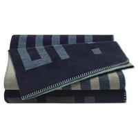WOHNDECKE BARS NAVY - Blau, Textil (150/200cm) - Joop!