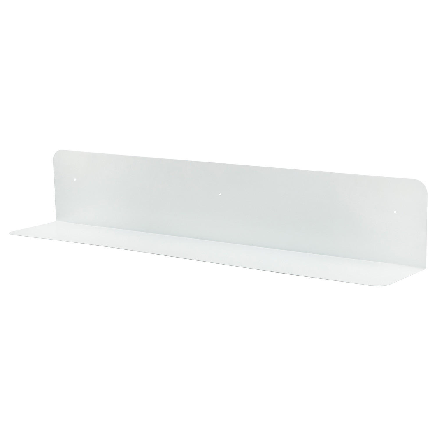 WANDBOARD - Eisen - Weiß, Metall (80/15/15cm) - home24