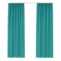 GARDINE Universalband "blickdicht" 2er Pack Türkis 140x175 cm - Türkis, Textil (140/175cm) - Bestlivings