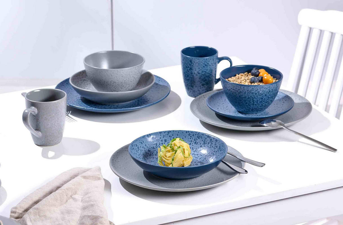 SUPPENSCHALE Kitwe Blau ø 20 cm 6er Set - Blau, Keramik (20cm) - Ritzenhoff Breker