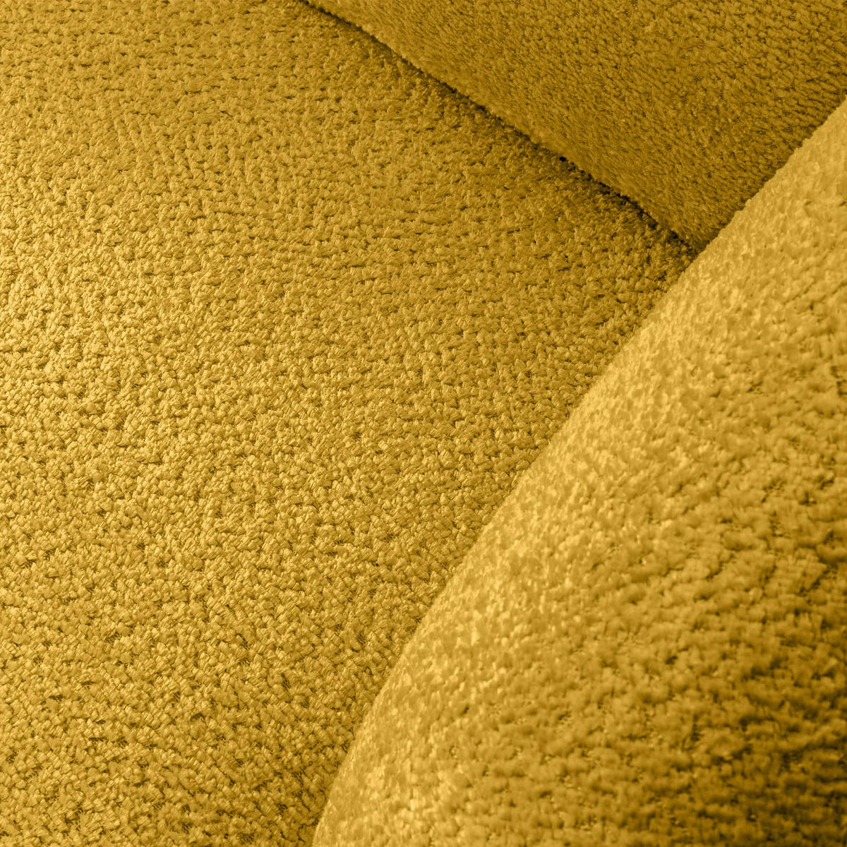 ECKSOFA RECHTS VIRA, Gelb, Chenille - Gelb/Schwarz, Holz/Holzwerkstoff (300/160cm) - KONSIMO®