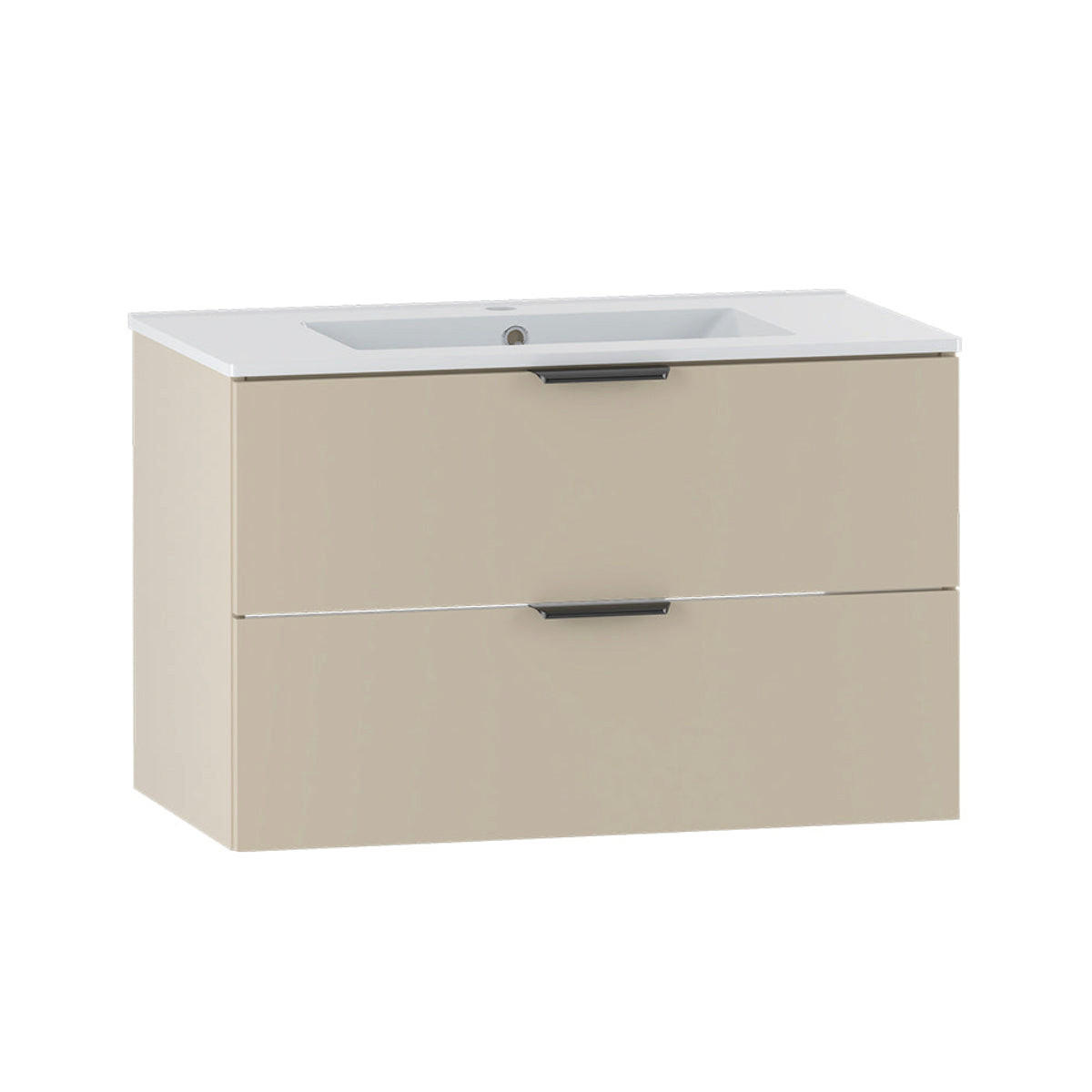 WASCHTISCH 80cm Astrid Kaschmir - Beige, Holzwerkstoff (80/50/45.8cm) - Petits-meubles