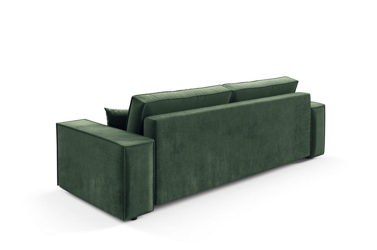 SCHLAFSOFA mit Bettkasten Grün - Grün, Textil (255/88/102cm) - Furnisell