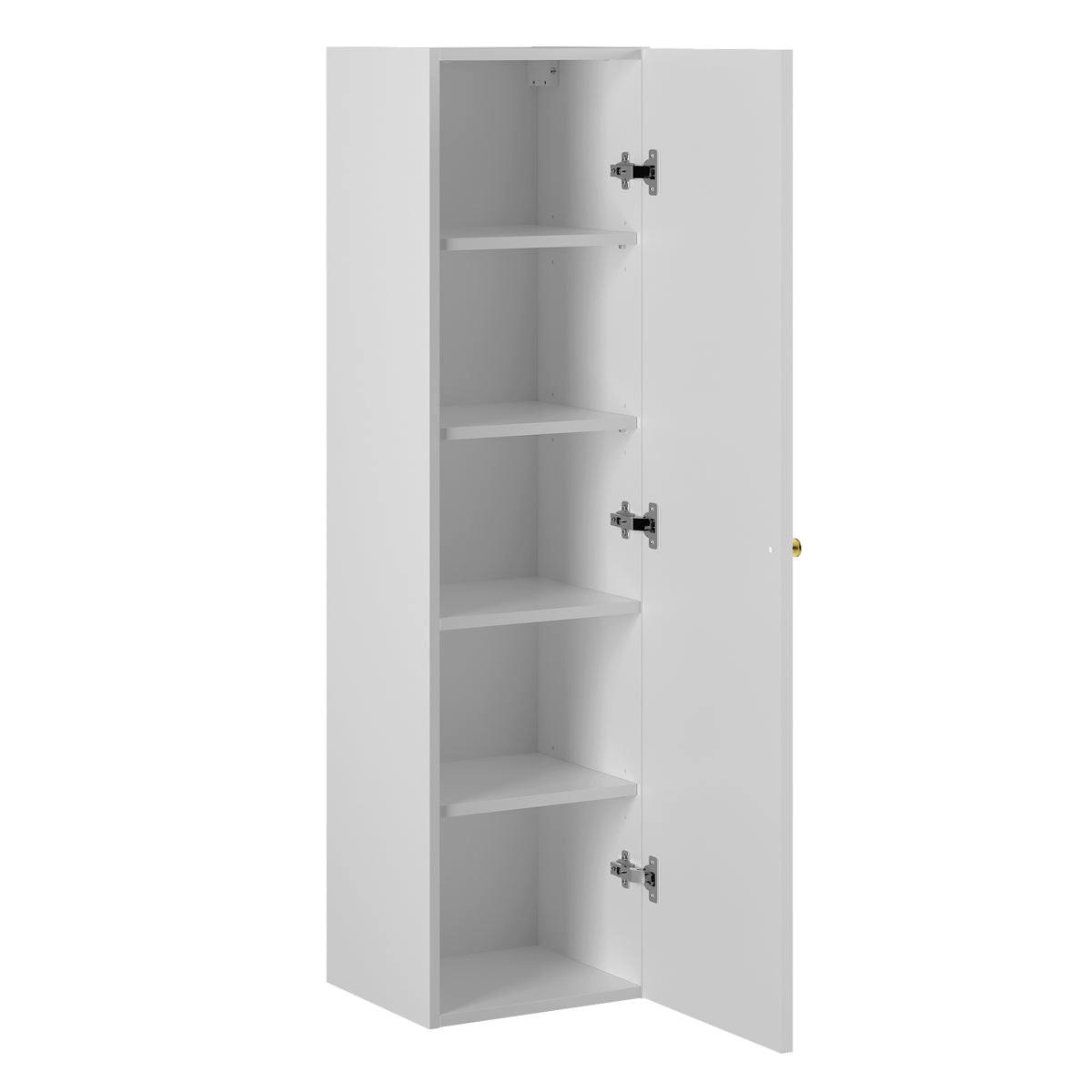 BADMÖBEL 60cm Lexa 2er-Set Weiß - Weiß, Holzwerkstoff (60/50/45.8cm) - Petits-meubles