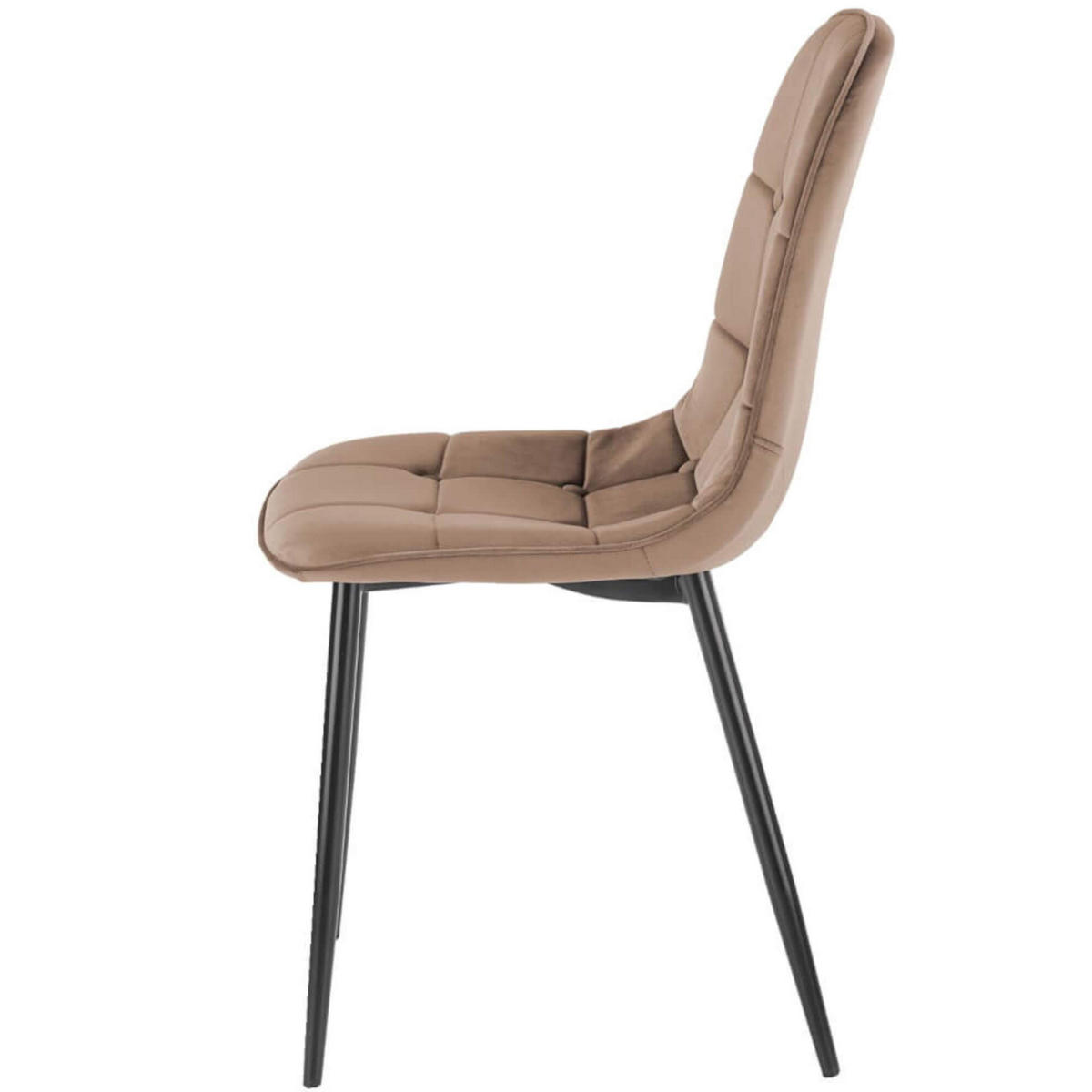 STUHL VELVO K417 - Beige, Holzwerkstoff (45/87/56cm) - Meblini