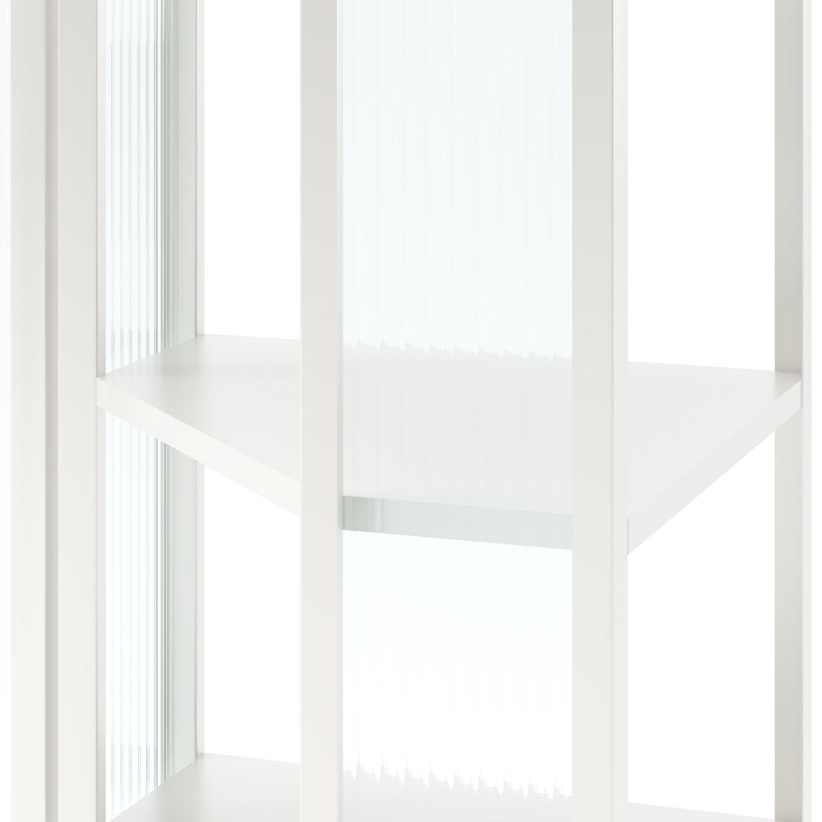 BAD-WANDSCHRANK Weiß, Glastür & 4 Ablagen, 56 x 40 x 105 cm - Weiß, Metall (56/105/40cm) - Urban Meuble