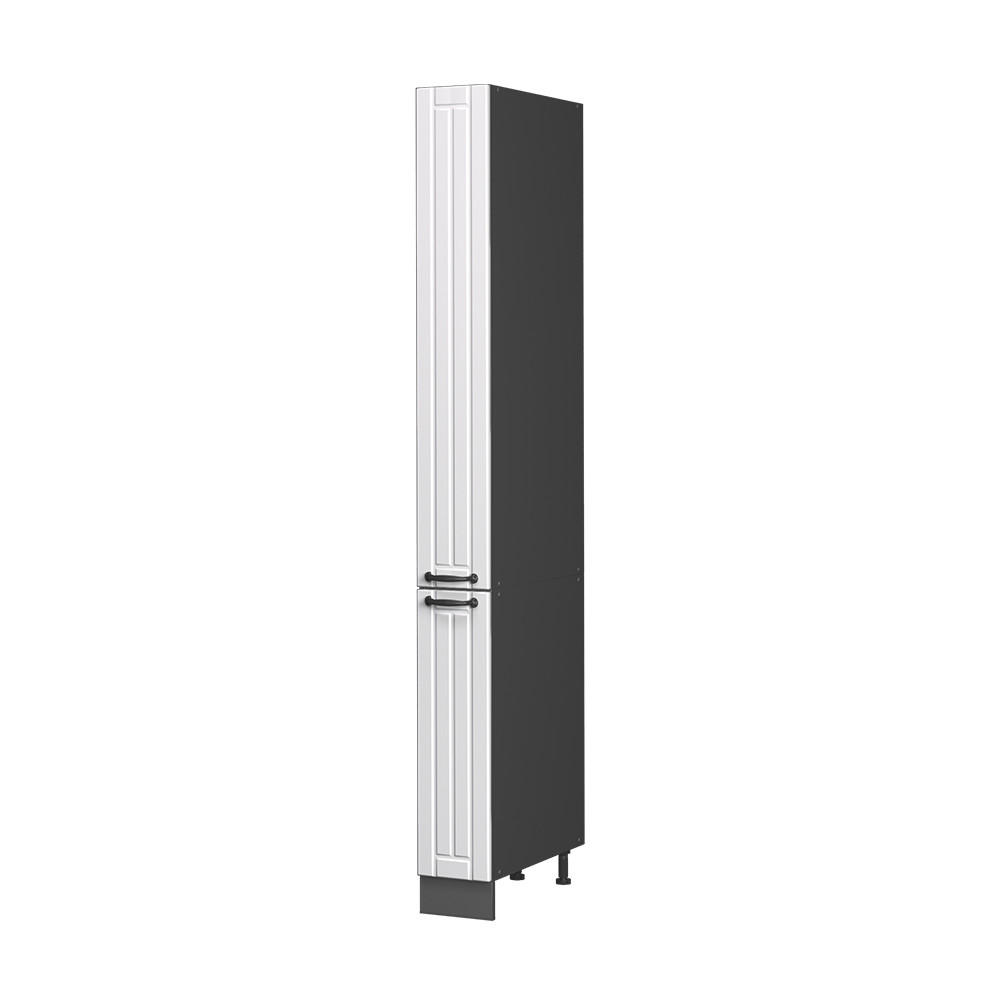 LEKÁRENSKÁ SKRINKA Fame-Line, Biely vidiecky dom/antracitová, 20 cm - biela/antracitová, kompozitné drevo (20/206.8/58cm) - Vicco