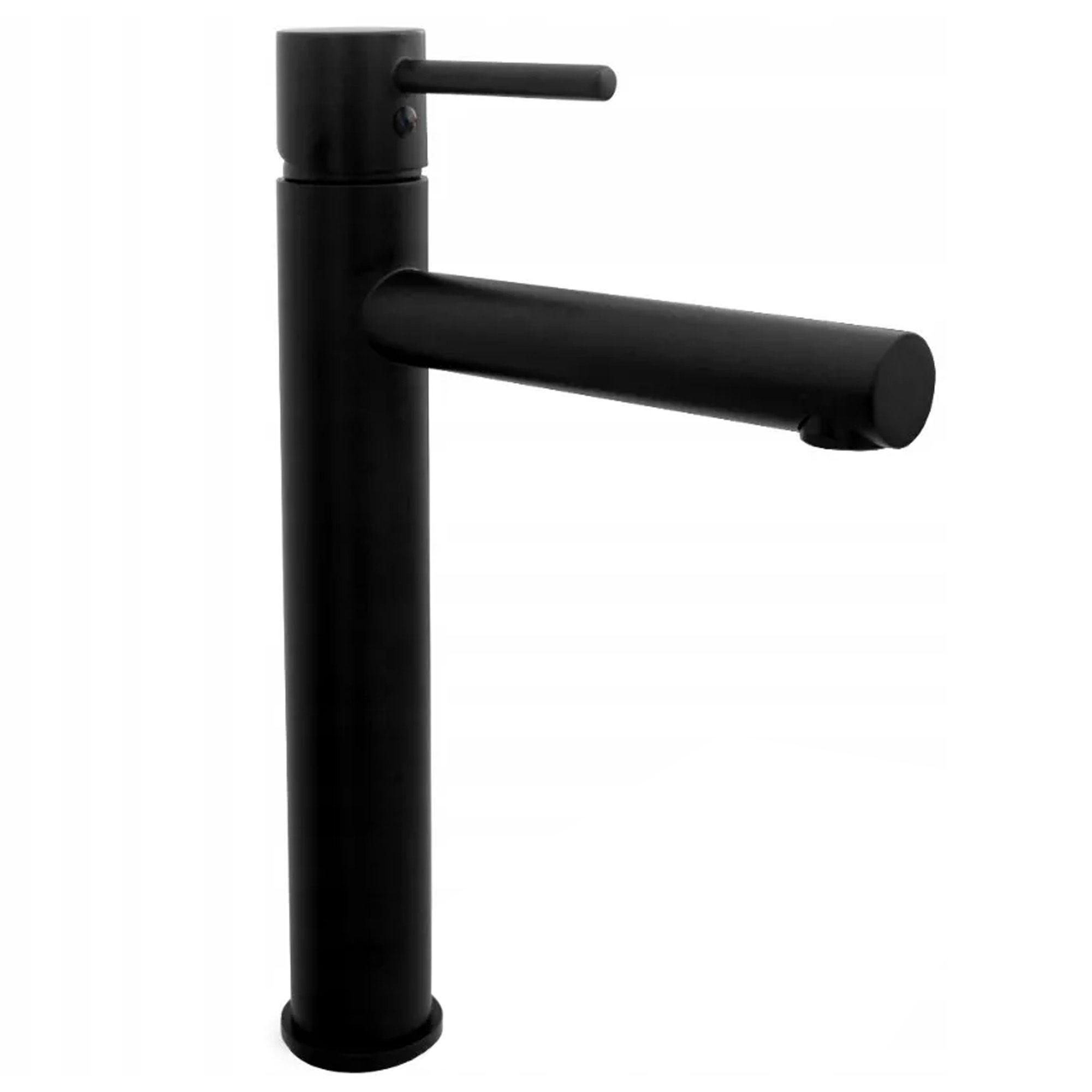 WASCHBECKENARMATUR Rea Tess High Black - Schwarz, Metall (4.5/31.5/21.5cm) - REA