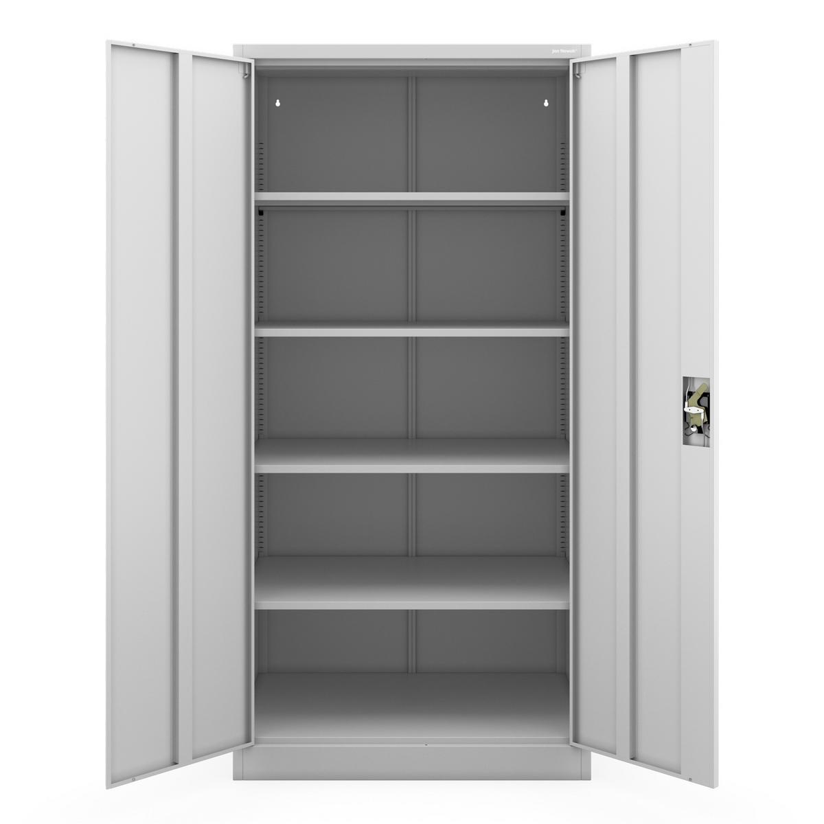 METALLSCHRANK für Büro und Werkstatt JAN D600 - Grau, Metall (90/185/60cm) - Jan Nowak