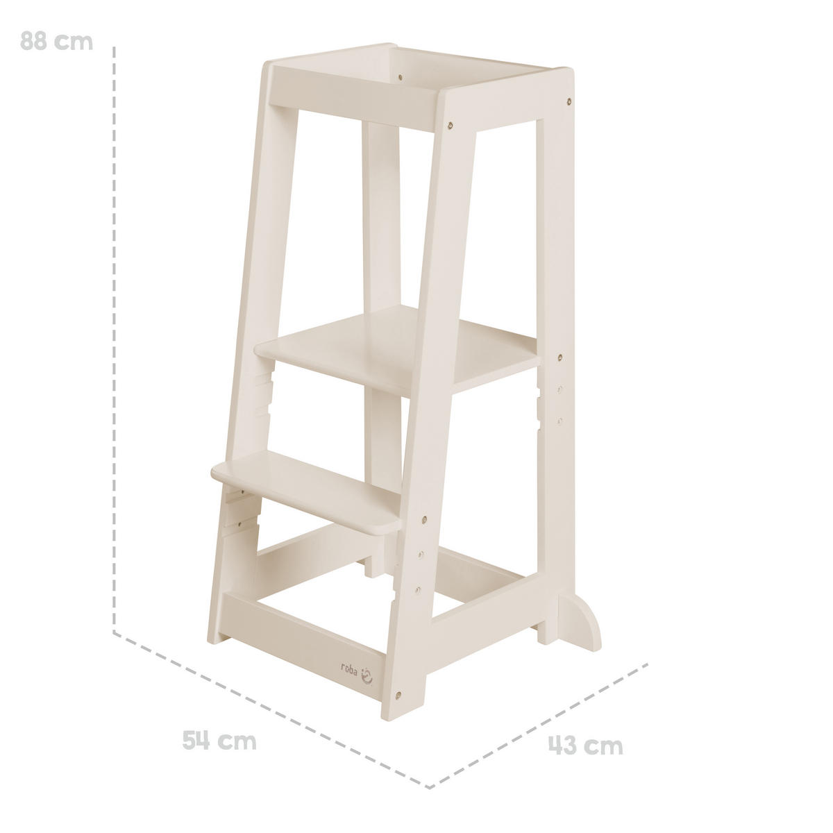 LERNTURM cashmere - Kaschmir, Holzwerkstoff (39.5/88/42cm) - Roba