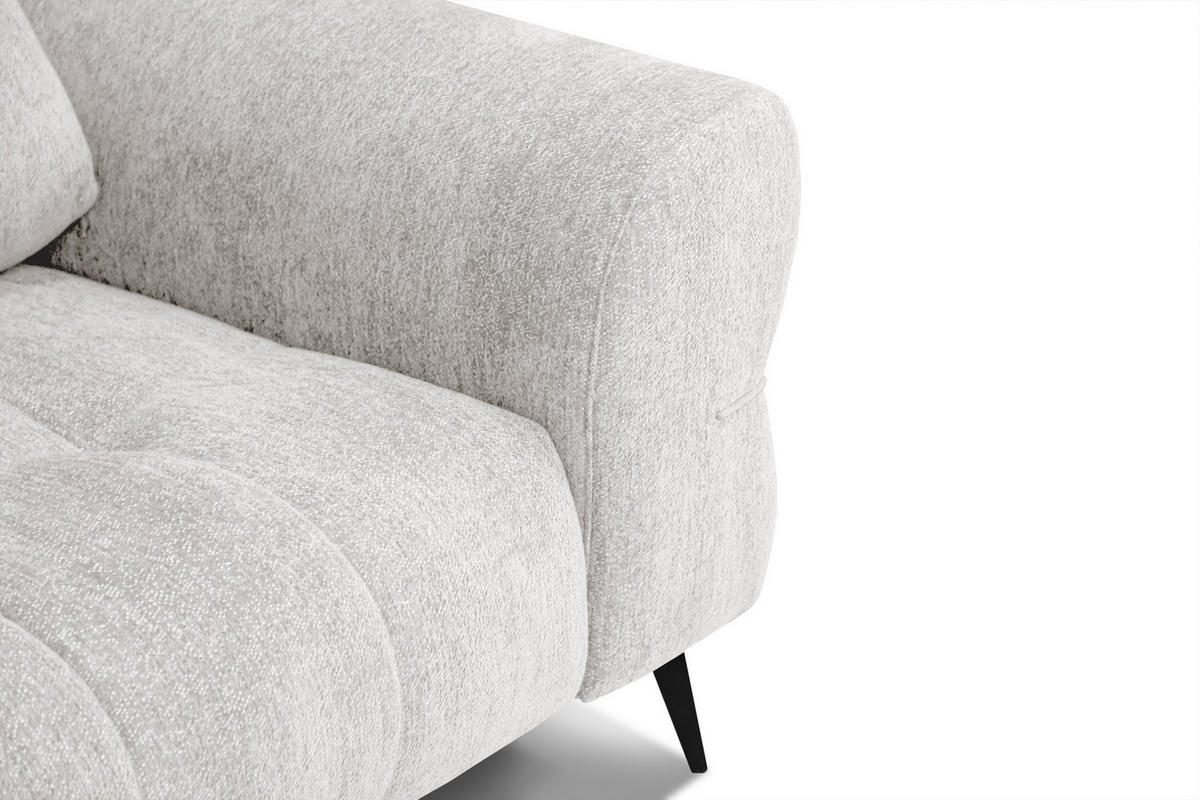 SOFA SALVINI 2,5-Sitzer, ecru - Ecru, Holz/Textil (206/88/99cm) - Courtois Laville