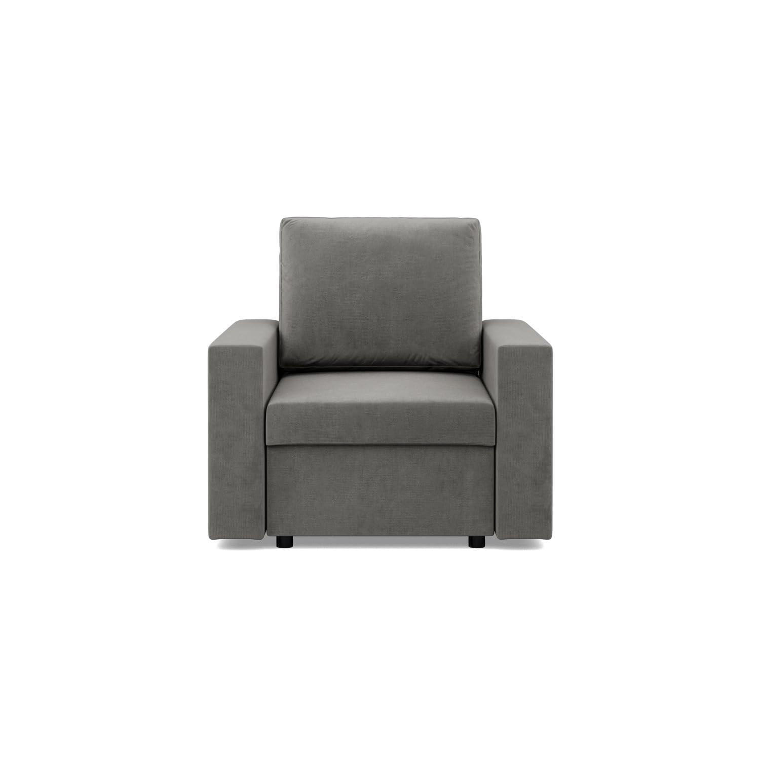 LOUNGESESSEL NEO, Hellgrau - Grau, Textil (83/85/92cm) - Mebligo