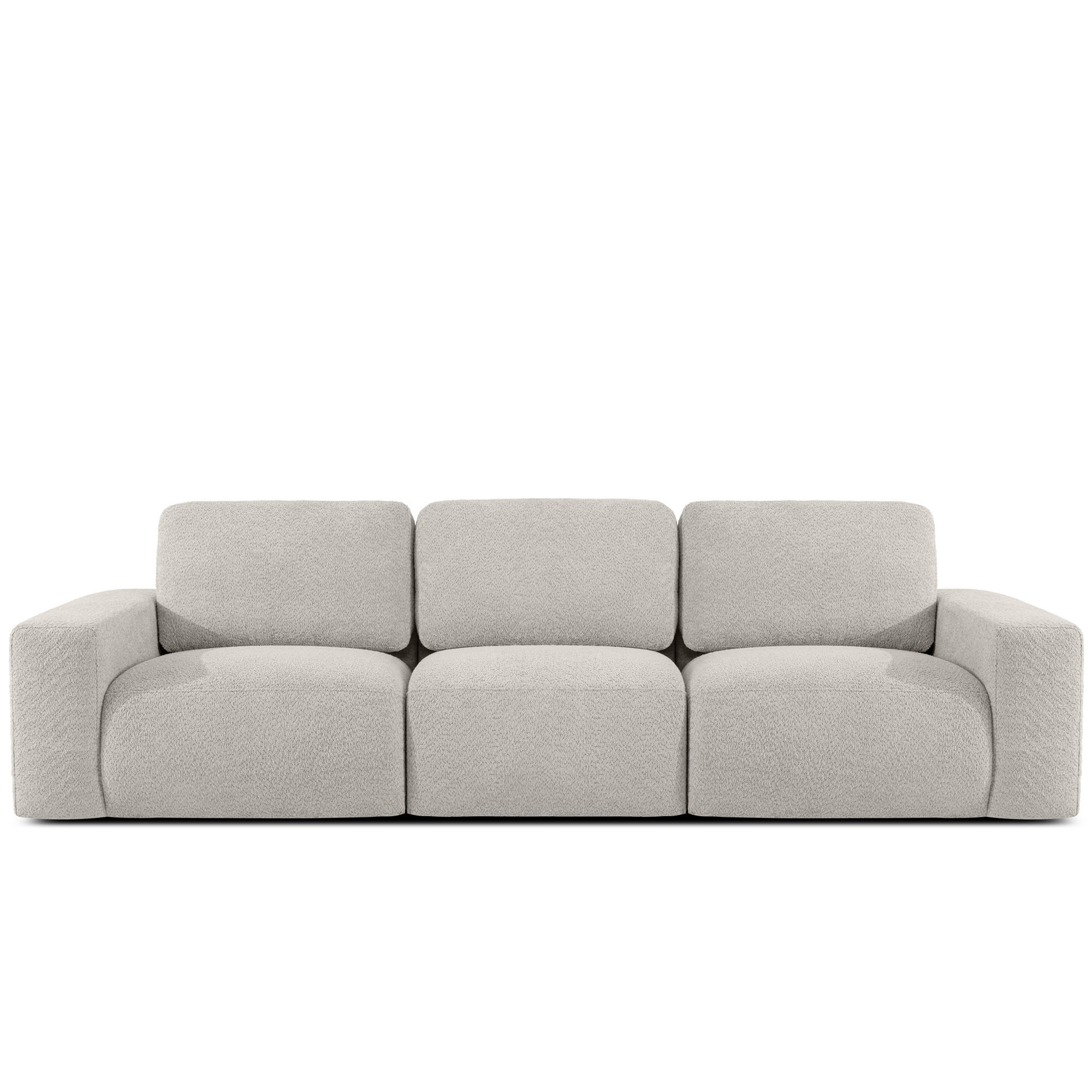 3-SITZER SOFA ZUCCO, Braun - Braun, Holz/Holzwerkstoff (292/85/100cm) - KONSIMO®