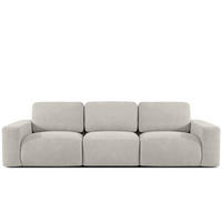 3-SITZER SOFA ZUCCO, Braun - Braun, Holz/Holzwerkstoff (292/85/100cm) - KONSIMO®