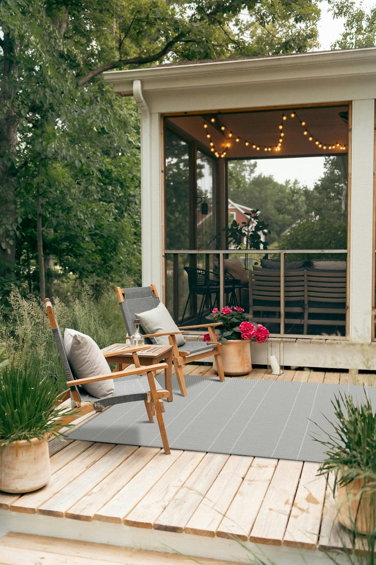 TEPPICH Design Innen- und Außenbereich grau - Grau, Textil (160/230cm) - AFK Living