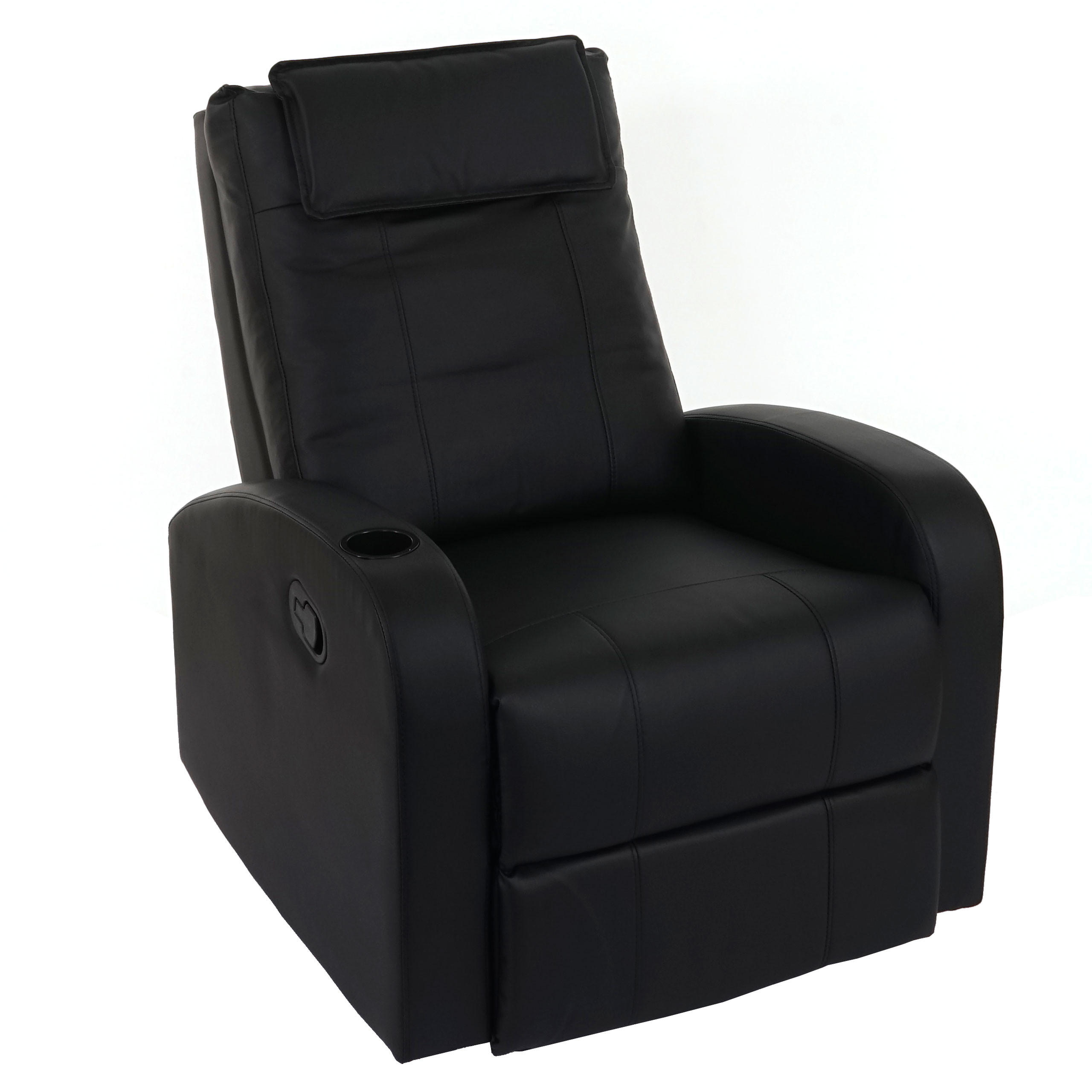 RELAXSESSEL Schwarz - Schwarz, Textil (76/99/96cm) - MCW
