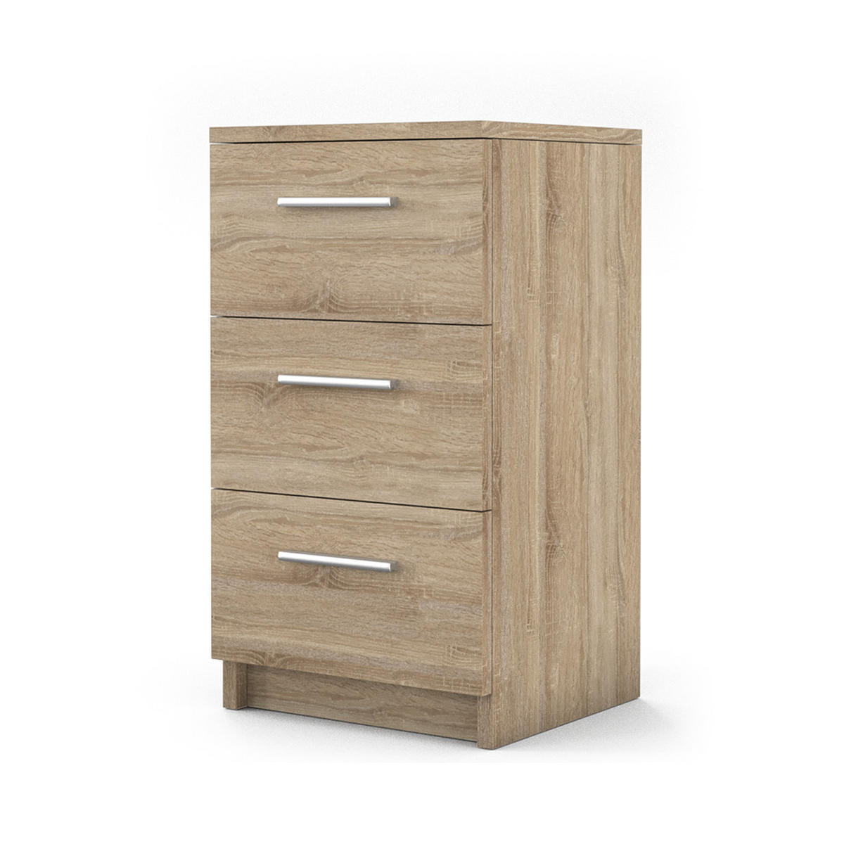 NACHTTISCH Sonoma 38 x 66 cm - Braun/Sonoma Eiche, Holzwerkstoff (38/66/35cm) - Vicco