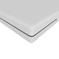 KALTSCHAUMMATRATZE 200x200 18 cm H3 für eine festere Unterstützung - Weiß, Textil (200/200cm) - Schlaftroll