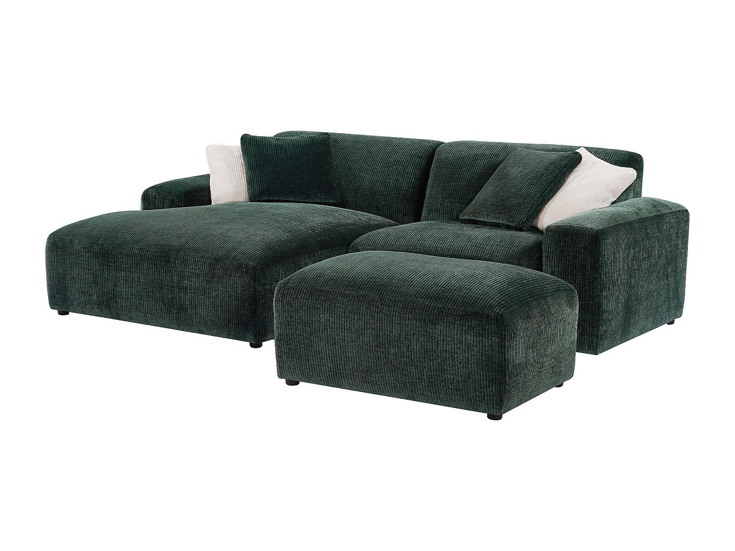 Vente-Unique Sofa Waldgrün 254x80x161 cm