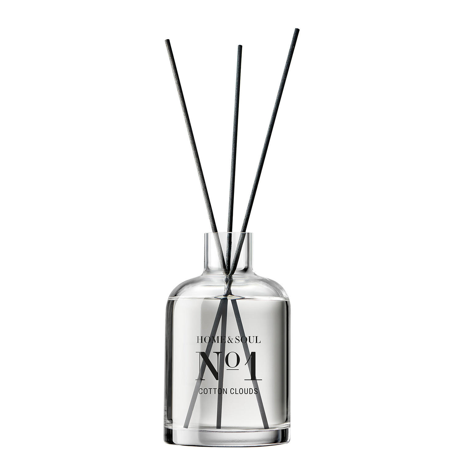 RAUMDUFT Home & Soul Cotton Cloud - Transparent, Glas/Naturmaterialien (7/22/7cm) - Butlers